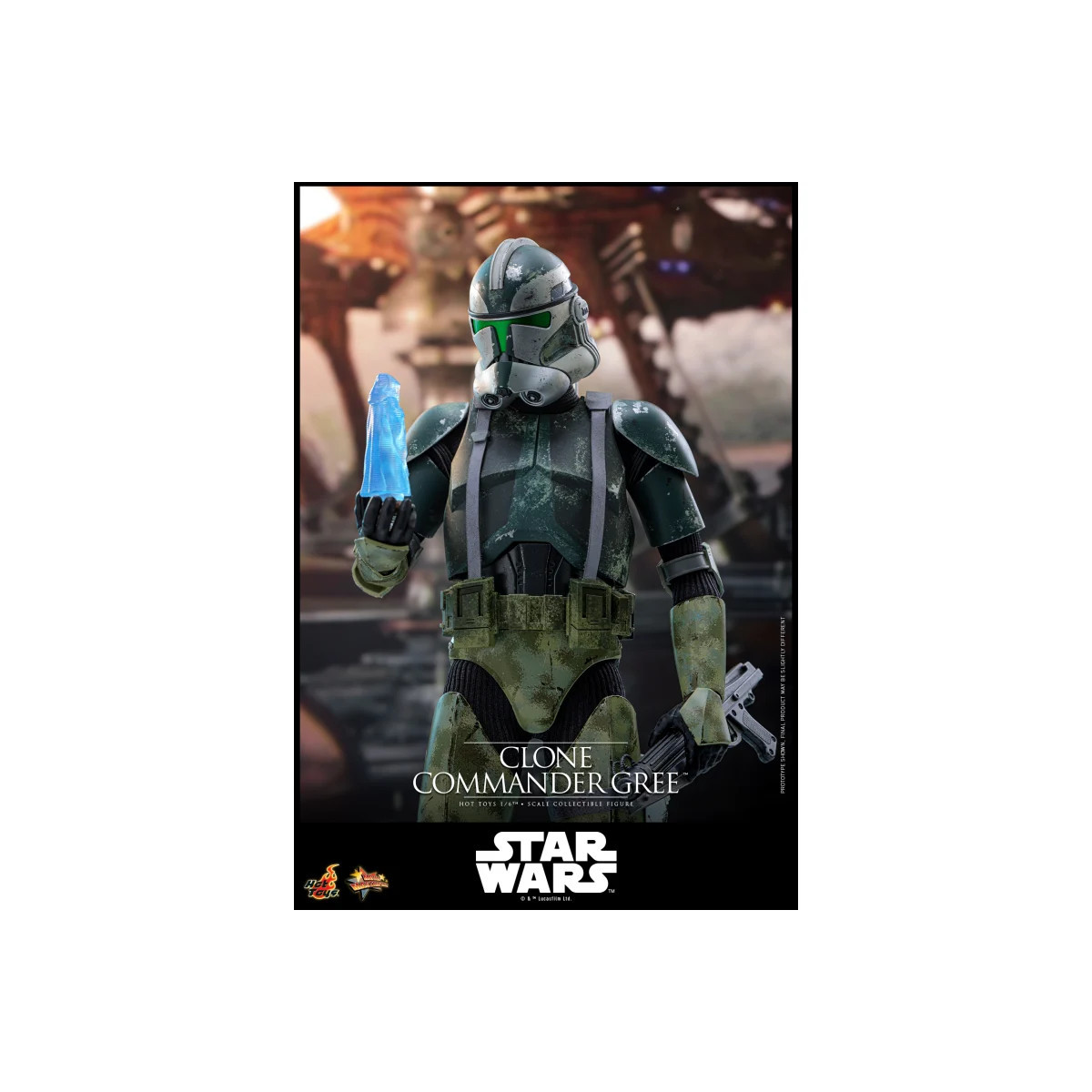 Hot Toys Star Wars - Comandante Clone Gree 1/6 MMS877 - Episodio III: La vendetta dei Sith