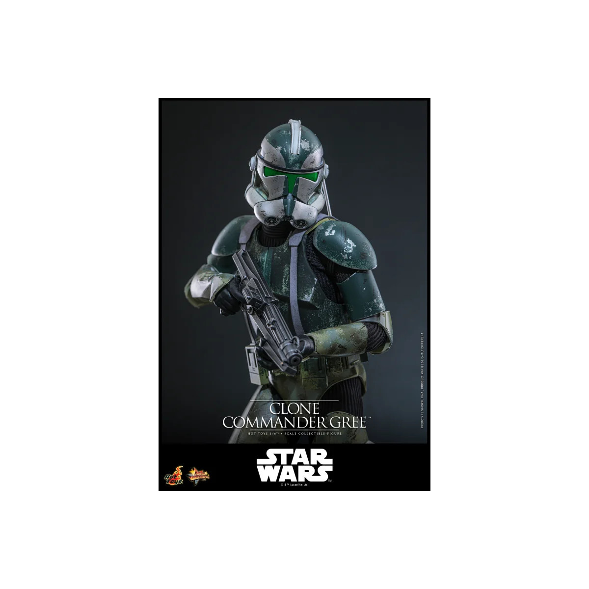 Hot Toys Star Wars - Comandante Clone Gree 1/6 MMS877 - Episodio III: La vendetta dei Sith