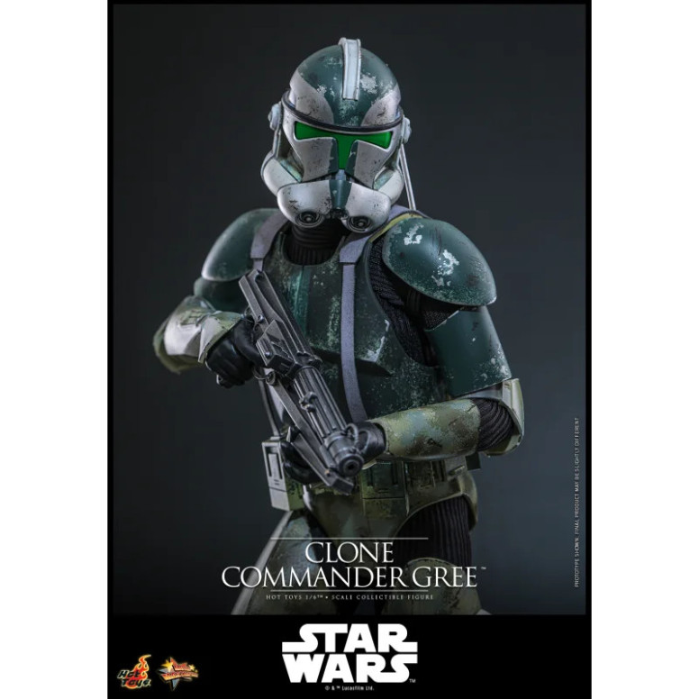 Hot Toys Star Wars - Comandante Clone Gree 1/6 MMS877 - Episodio III: La vendetta dei Sith