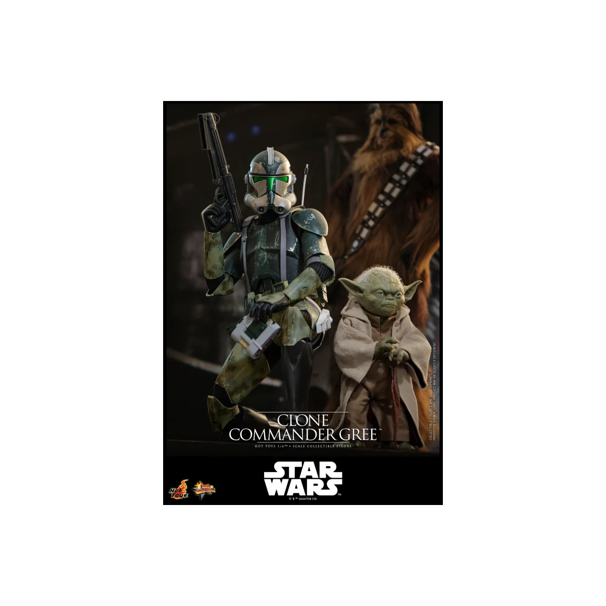 Hot Toys Star Wars - Comandante Clone Gree 1/6 MMS877 - Episodio III: La vendetta dei Sith
