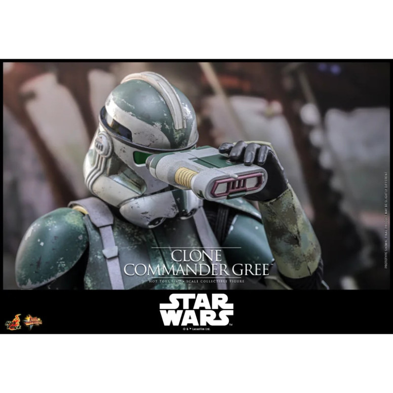 Hot Toys Star Wars - Comandante Clone Gree 1/6 MMS877 - Episodio III: La vendetta dei Sith