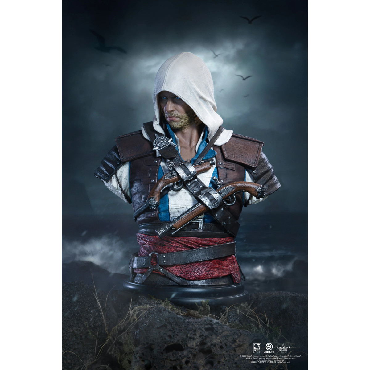 Pure Arts - Edward Kenway busto in scala 1/4 - Assassin's Creed Black Flag