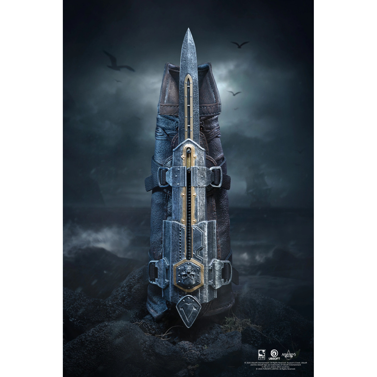 Pure Arts - Edward Kenway Hidden Blade Replica in scala 1/1 - Assassin's Creed Bandiera nera