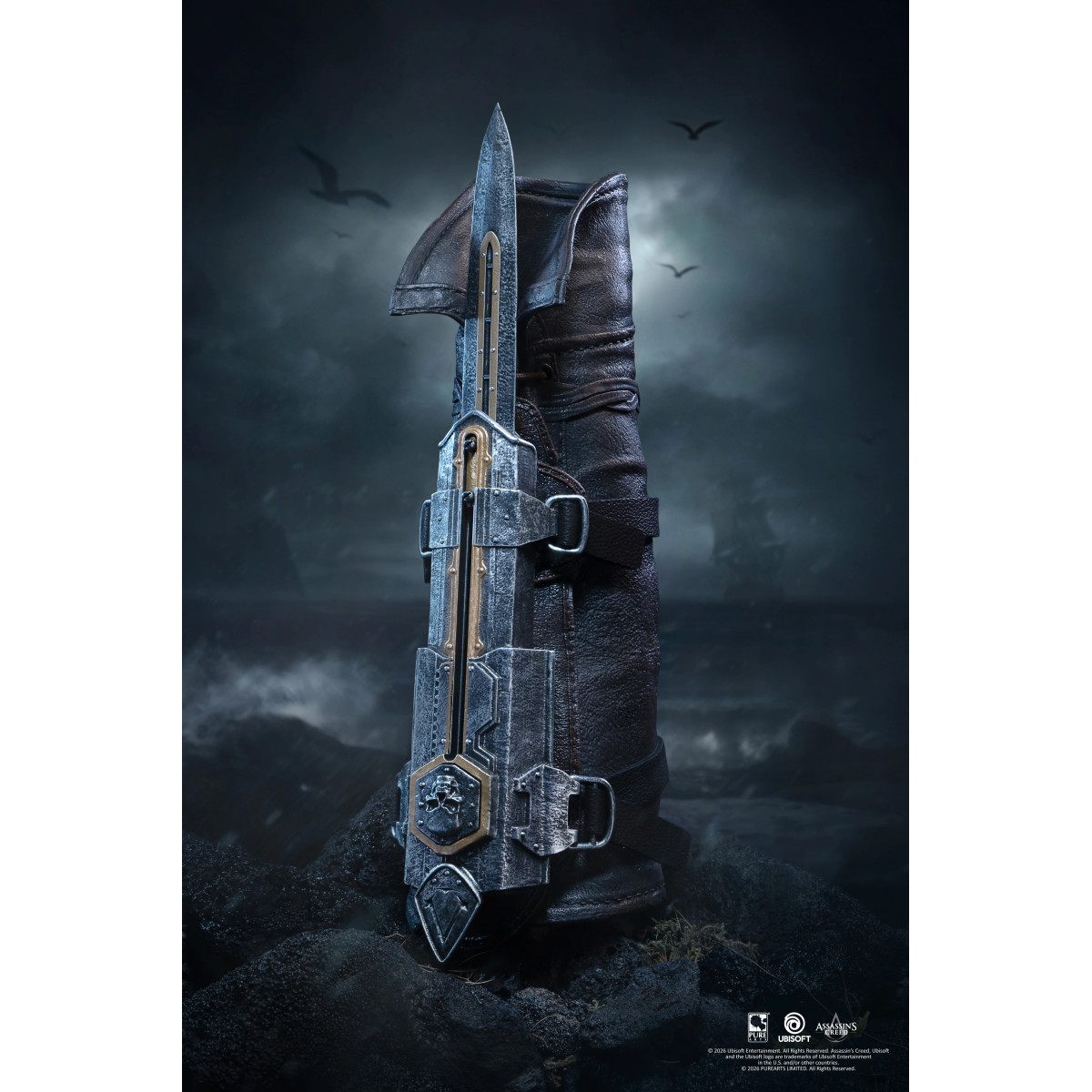 Pure Arts - Edward Kenway Hidden Blade Replica in scala 1/1 - Assassin's Creed Bandiera nera