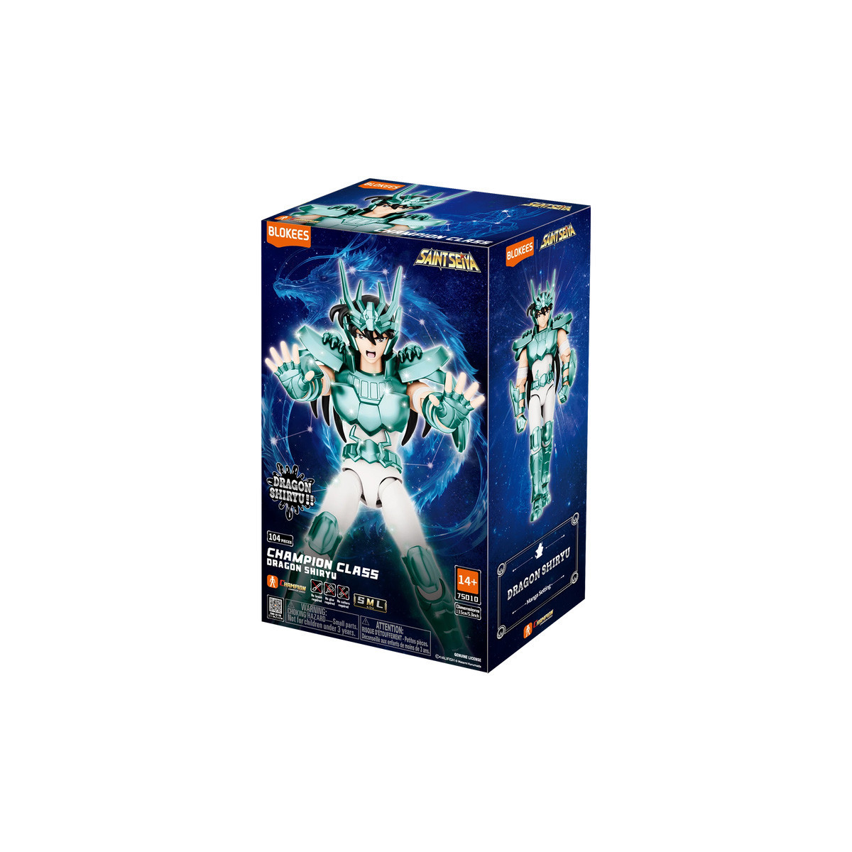 Blokees Saint Seiya - Classe Champion Dragon Shiryu v2 - Shiryu du Dragon