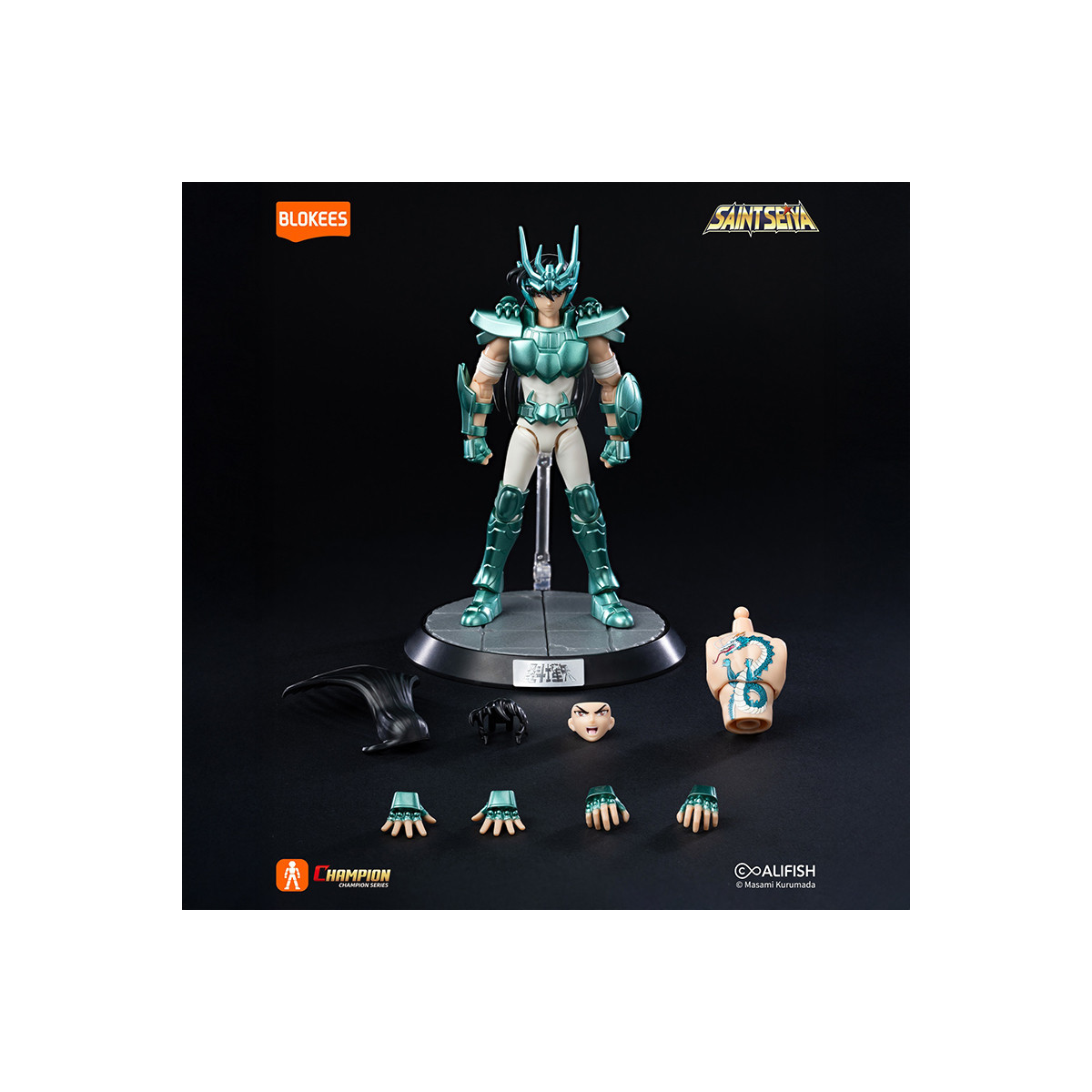 Blokees Saint Seiya - Classe Champion Dragon Shiryu v2 - Shiryu du Dragon