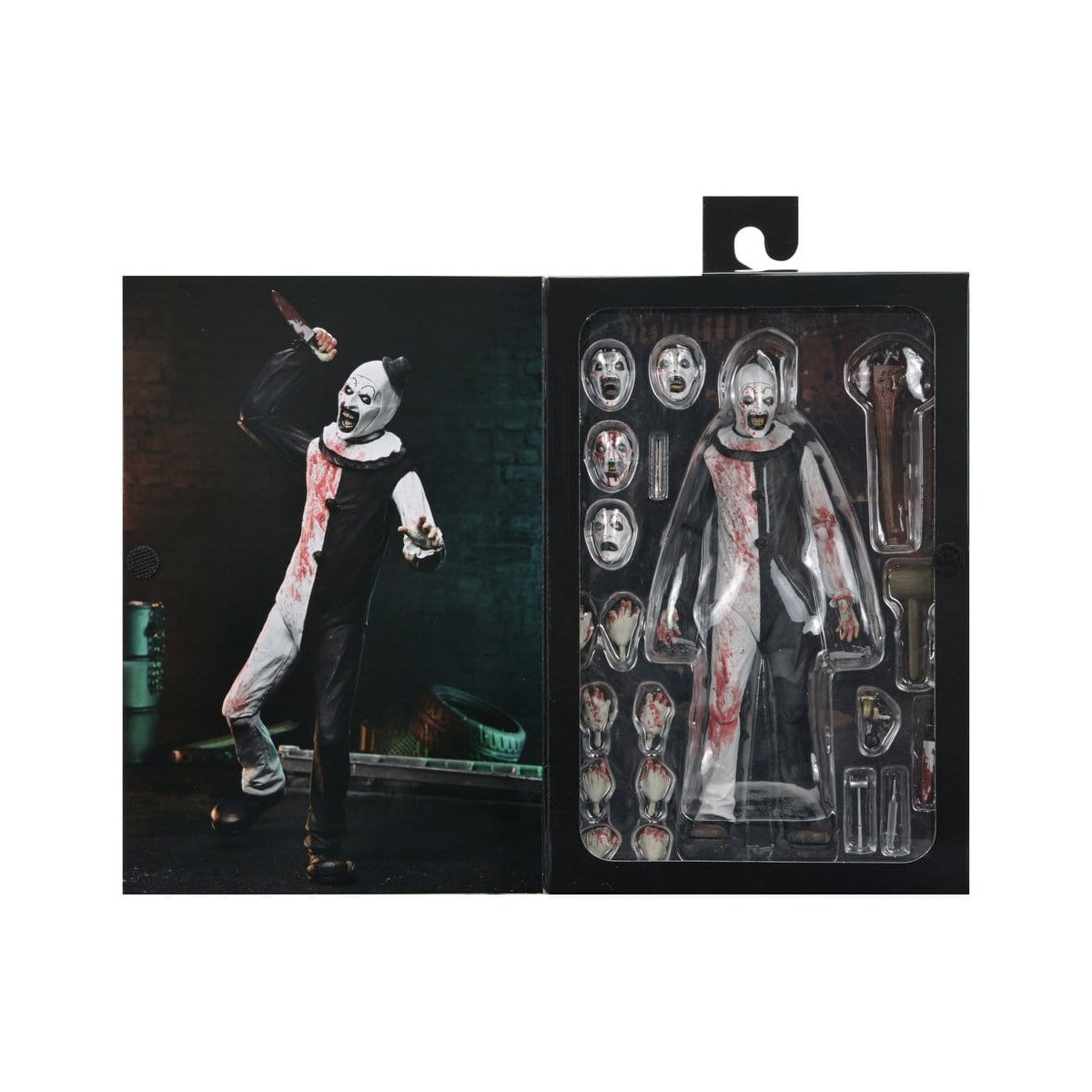 copia di Neca Terrifier 2 - Ultimate Art il clown e la piccola ragazza pallida