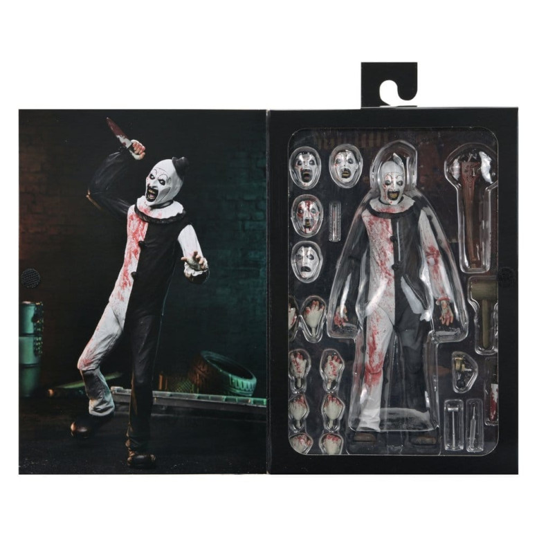 copia di Neca Terrifier 2 - Ultimate Art il clown e la piccola ragazza pallida