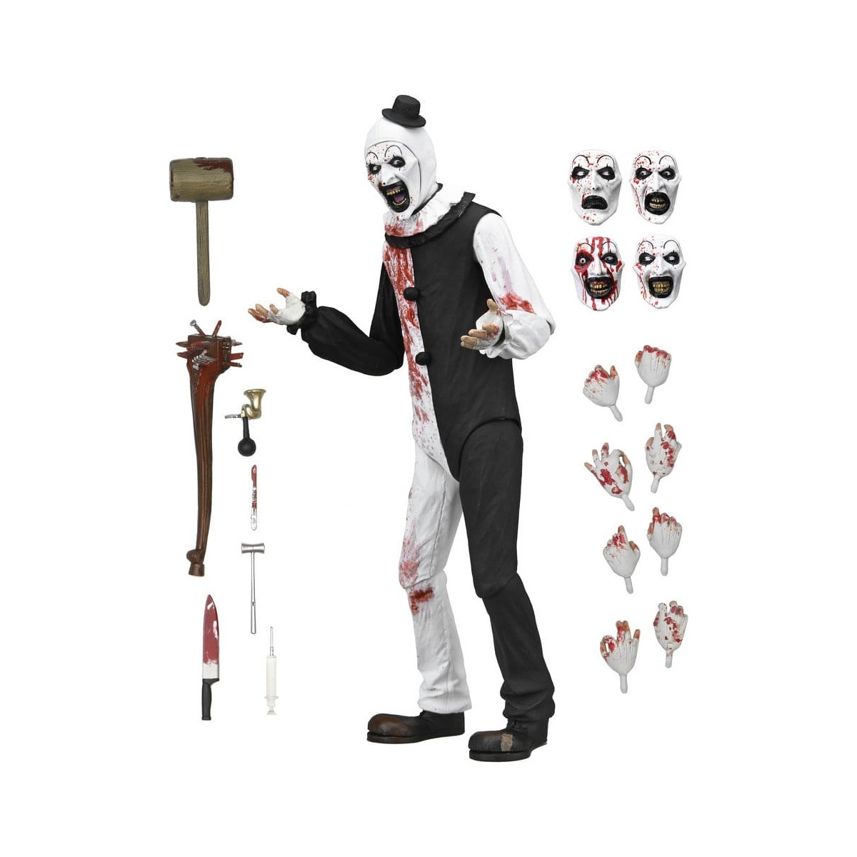 copia di Neca Terrifier 2 - Ultimate Art il clown e la piccola ragazza pallida