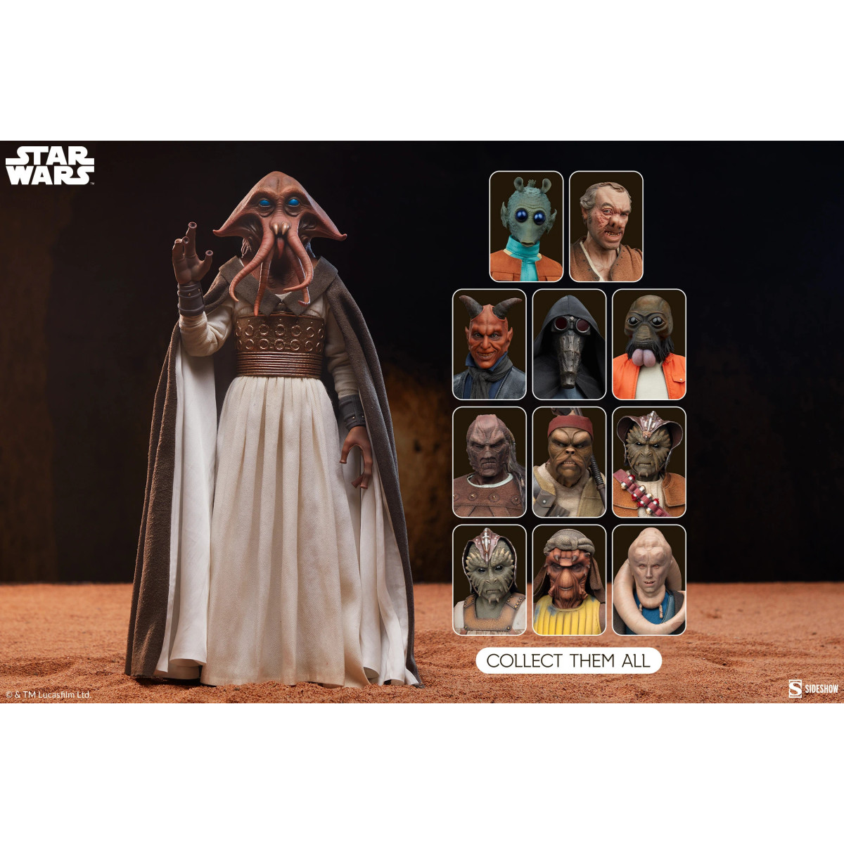 Sideshow Star Wars - Tessek 1/6 Feccia e malvagità - Il ritorno dello Jedi