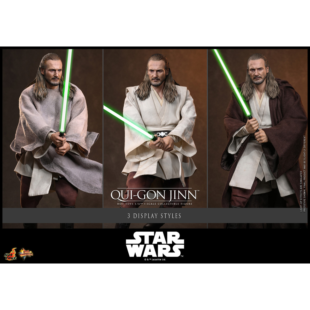 Hot Toys Star Wars La minaccia fantasma - Qui-Gon Jinn 1/6 MMS880