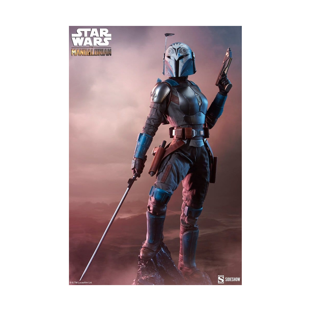 Sideshow Star Wars - Bo-Katan Kryze (Edizione da collezione) Formato Premium Mixed Media 1/4 - Il Mandaloriano