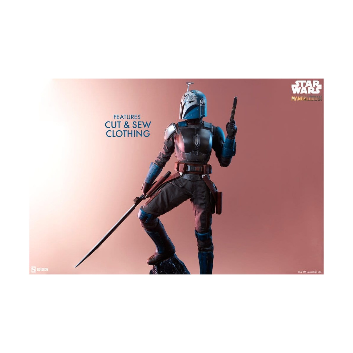Sideshow Star Wars - Bo-Katan Kryze (Edizione da collezione) Formato Premium Mixed Media 1/4 - Il Mandaloriano