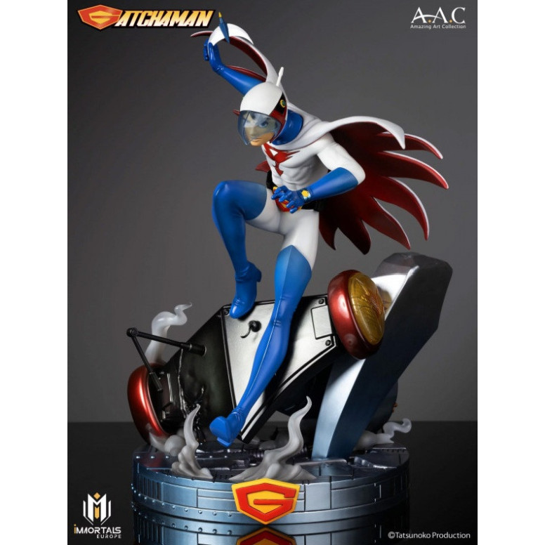 Immortals Collectibles Gatachman - Ken L'Aquila Il Leader Del Team Ninja Scienza - Amazing Art Collection 1/7