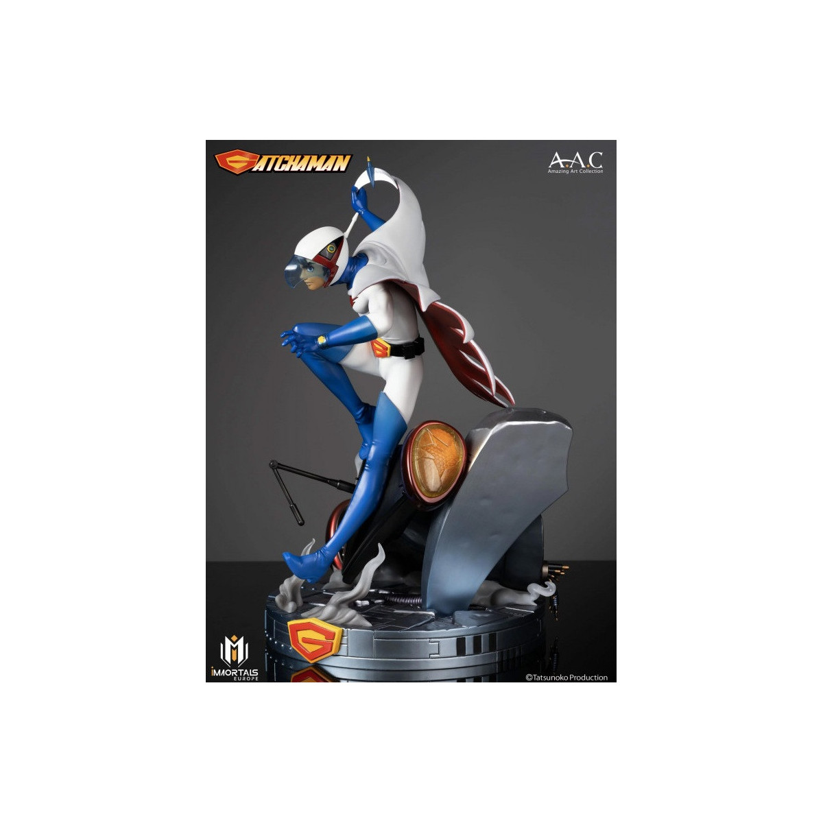 Immortals Collectibles Gatachman - Ken L'Aquila Il Leader Del Team Ninja Scienza - Amazing Art Collection 1/7