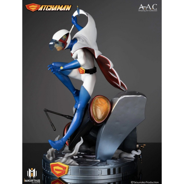 Immortals Collectibles Gatachman - Ken L'Aquila Il Leader Del Team Ninja Scienza - Amazing Art Collection 1/7