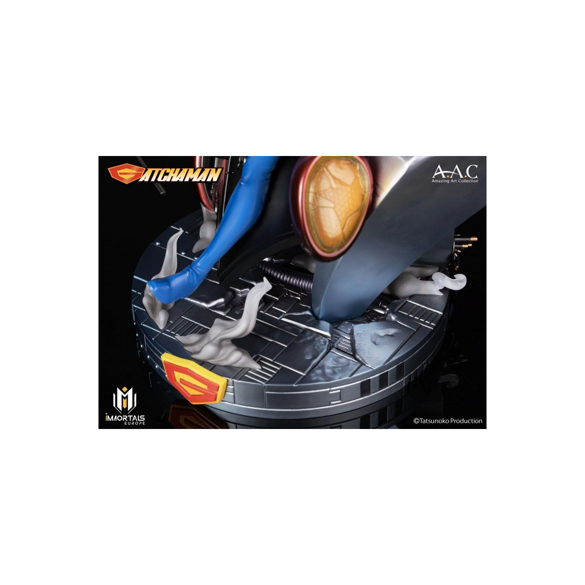 Immortals Collectibles Gatachman - Ken L'Aquila Il Leader Del Team Ninja Scienza - Amazing Art Collection 1/7