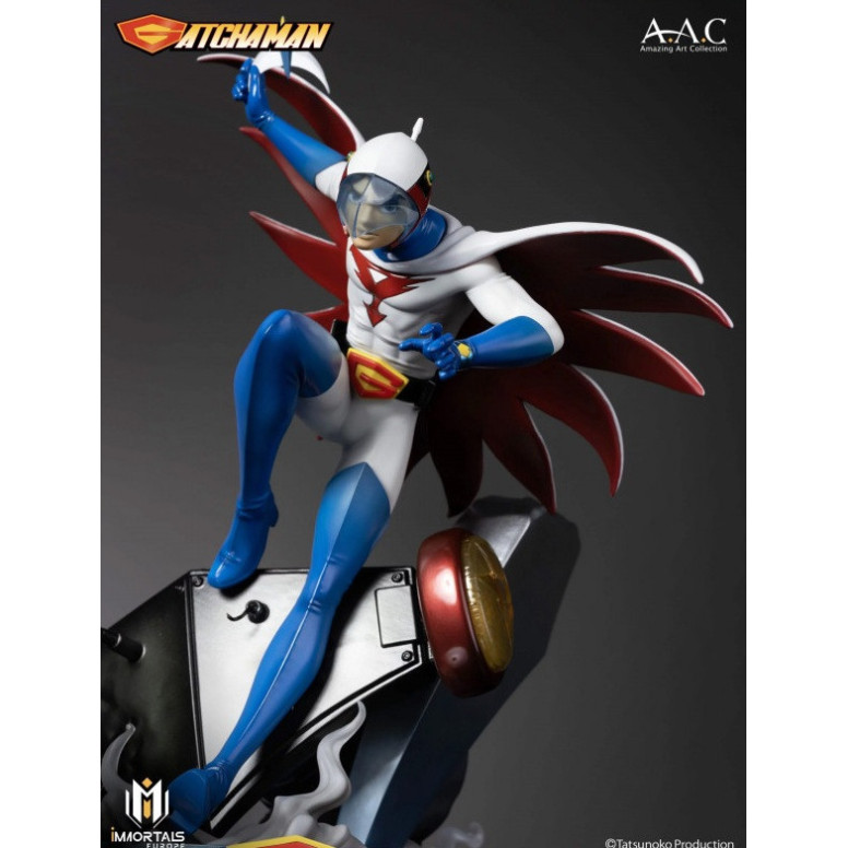 Immortals Collectibles Gatachman - Ken L'Aquila Il Leader Del Team Ninja Scienza - Amazing Art Collection 1/7