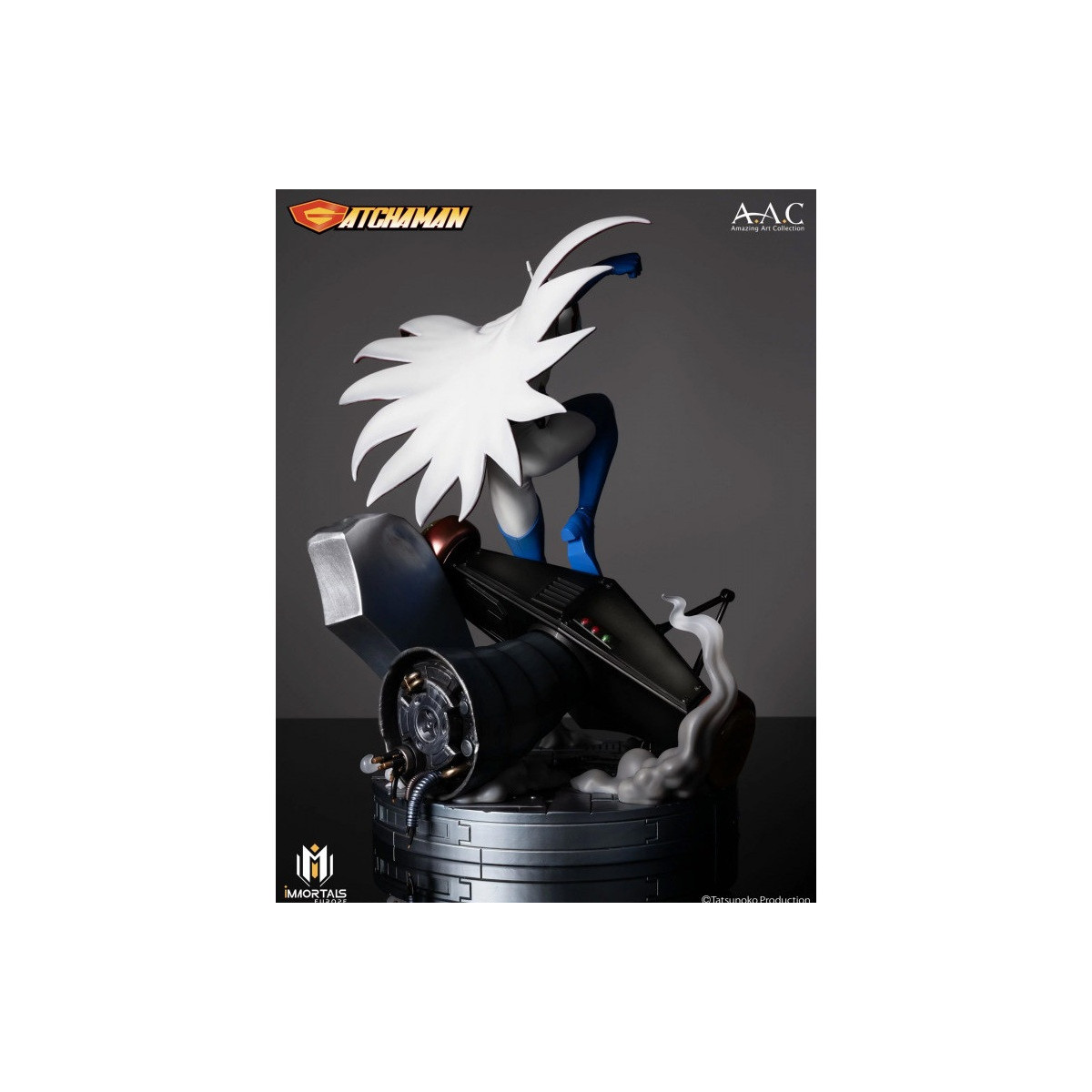 Immortals Collectibles Gatachman - Ken L'Aquila Il Leader Del Team Ninja Scienza - Amazing Art Collection 1/7