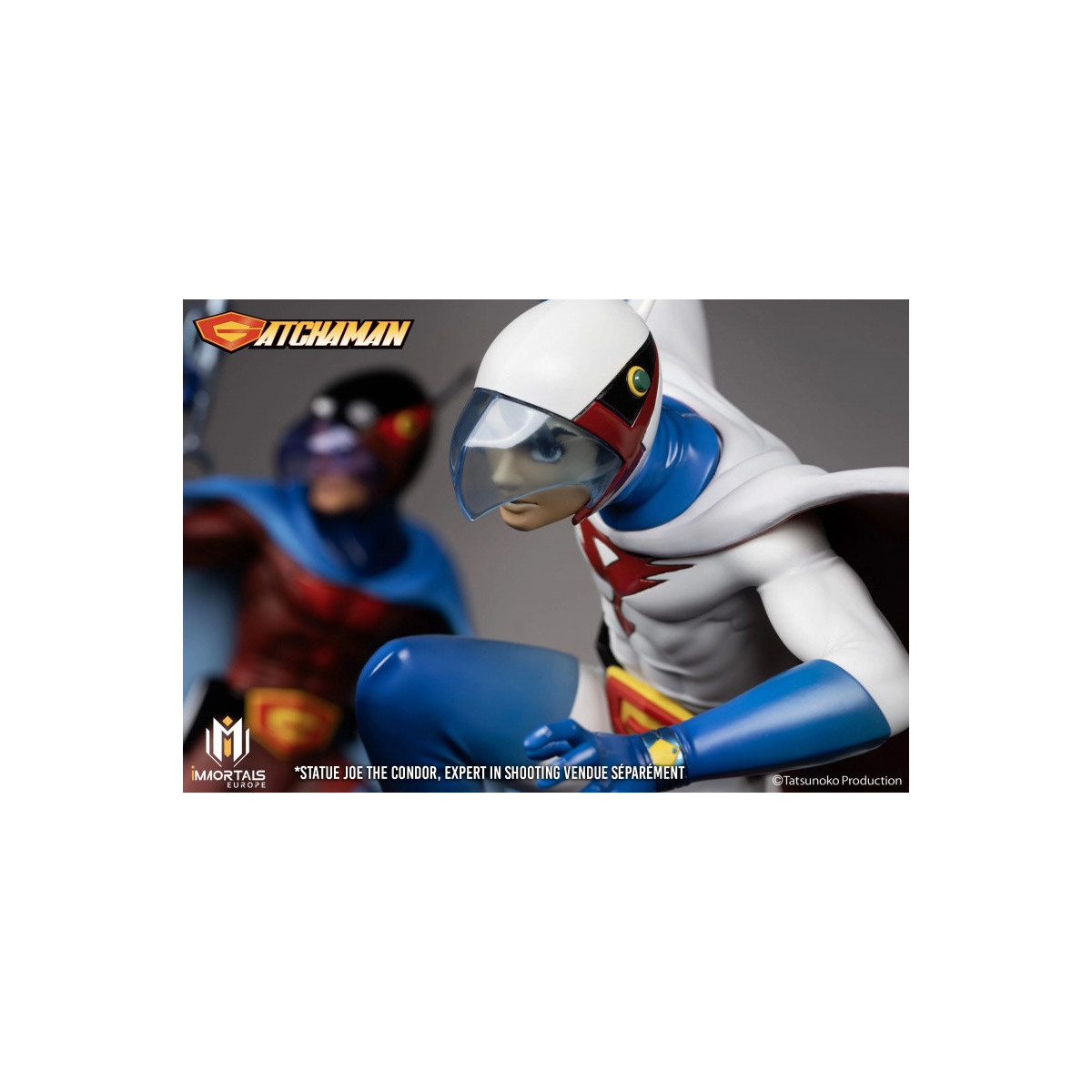 Immortals Collectibles Gatachman - Ken L'Aquila Il Leader Del Team Ninja Scienza - Amazing Art Collection 1/7