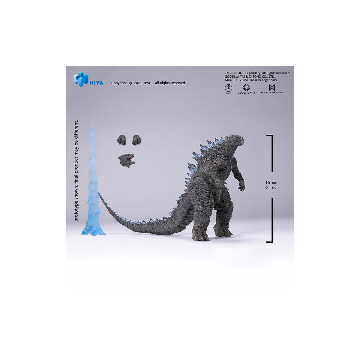 HIYA TOYS - Exquisite Basic Series 1/12 - Godzilla 2014 Translucent Ver.