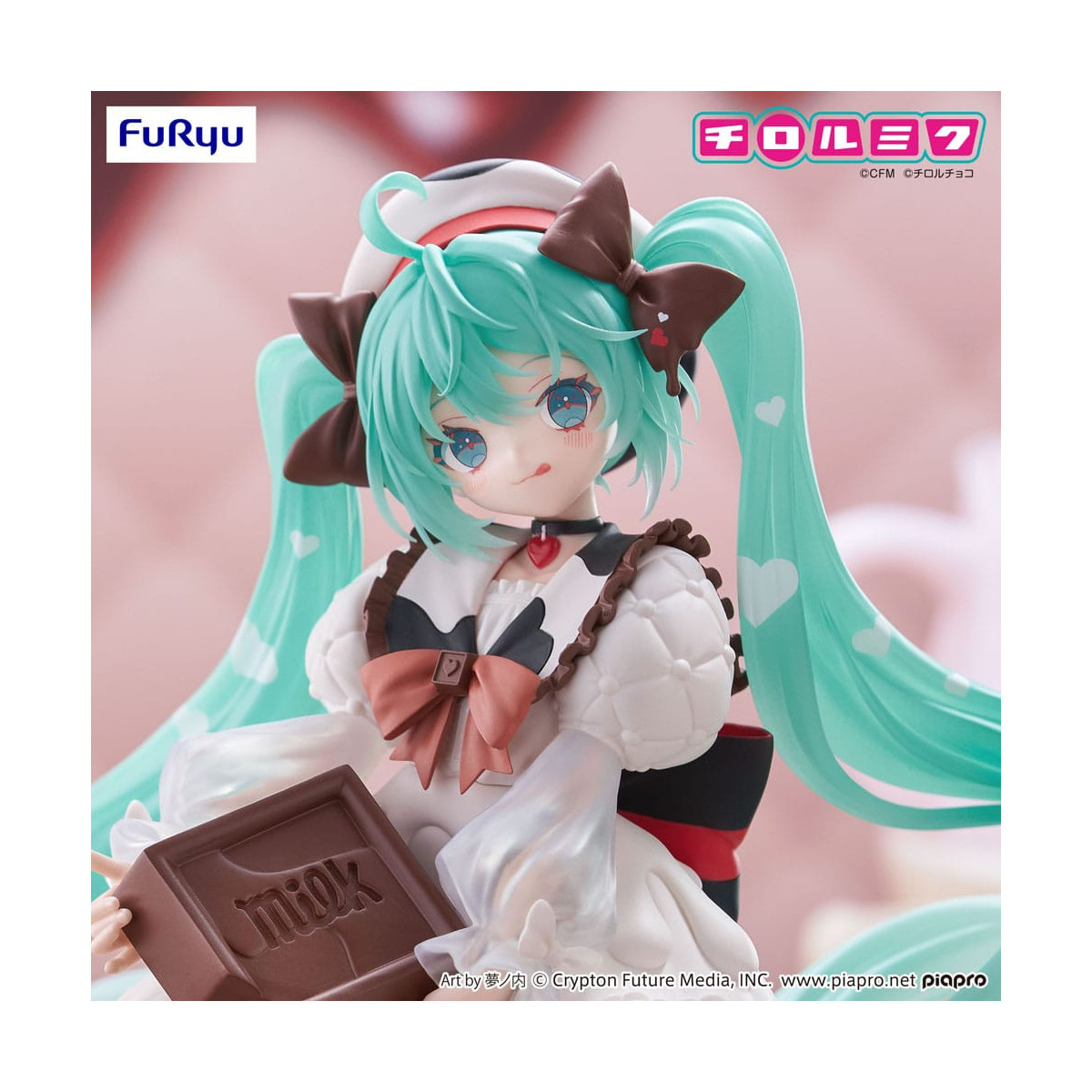 Furyu Trio-Try-iT - Hatsune Miku Latte Ver. - Hatsune Miku x Tirol Choco