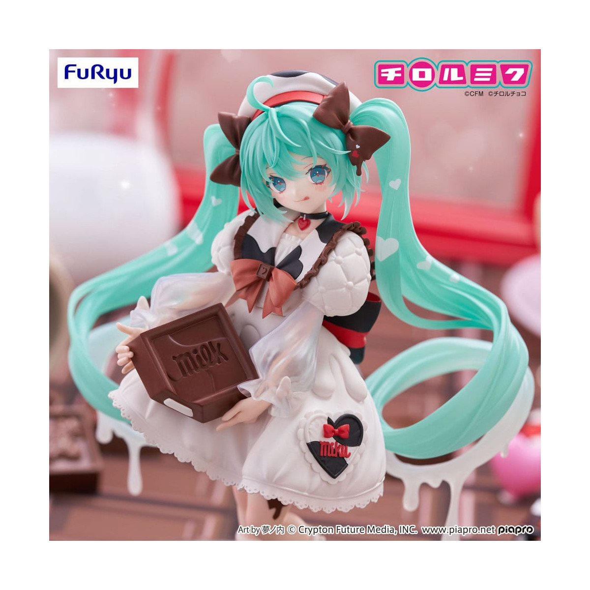 Furyu Trio-Try-iT - Hatsune Miku Latte Ver. - Hatsune Miku x Tirol Choco