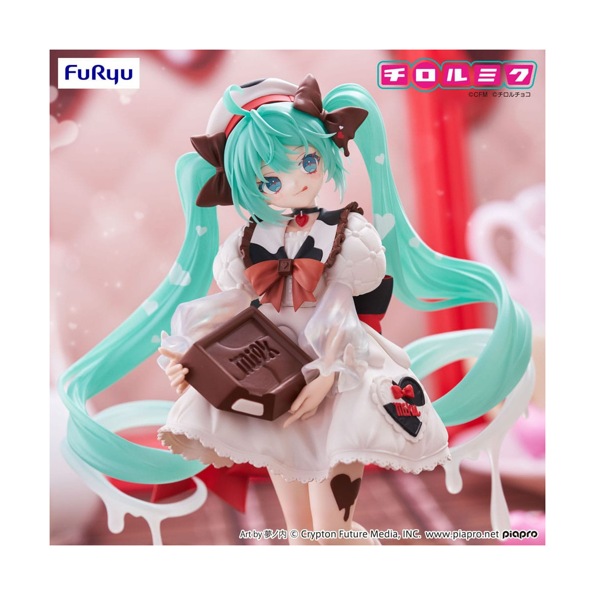 Furyu Trio-Try-iT - Hatsune Miku Latte Ver. - Hatsune Miku x Tirol Choco
