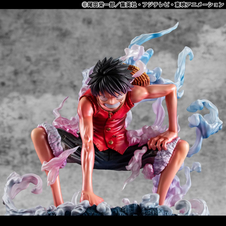 Megahouse One Piece Ritratto dei Pirati - P.O.P. Monkey D. Luffy Gear 2 Edizione Limitata
