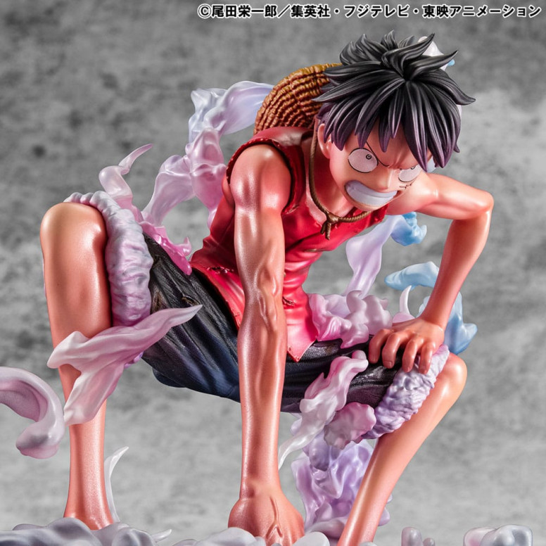 Megahouse One Piece Ritratto dei Pirati - P.O.P. Monkey D. Luffy Gear 2 Edizione Limitata