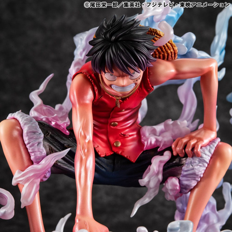 Megahouse One Piece Ritratto dei Pirati - P.O.P. Monkey D. Luffy Gear 2 Edizione Limitata
