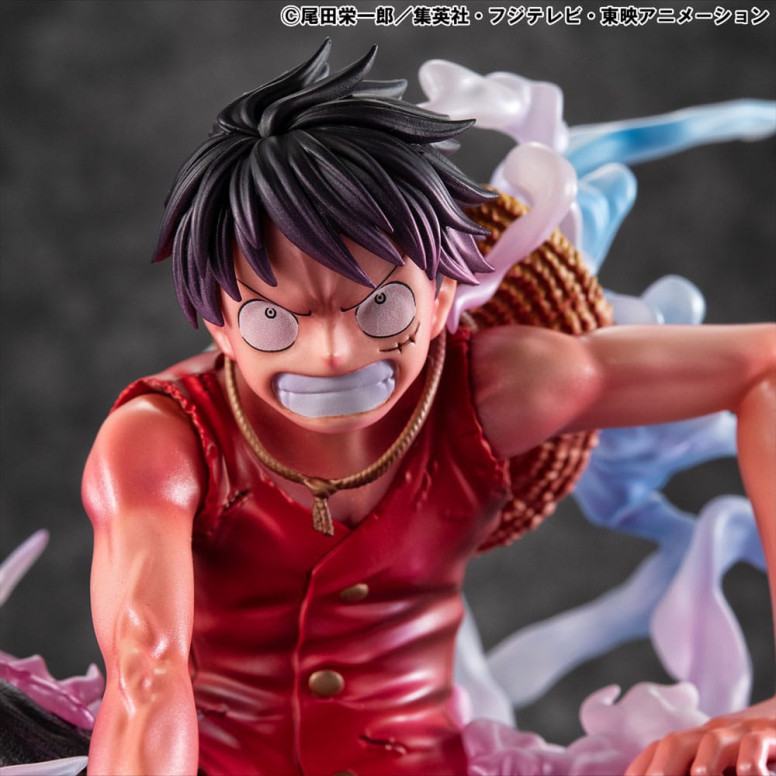 Megahouse One Piece Ritratto dei Pirati - P.O.P. Monkey D. Luffy Gear 2 Edizione Limitata
