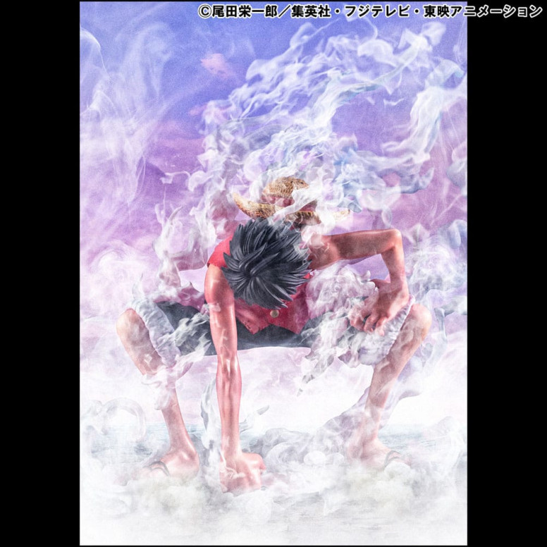 Megahouse One Piece Ritratto dei Pirati - P.O.P. Monkey D. Luffy Gear 2 Edizione Limitata