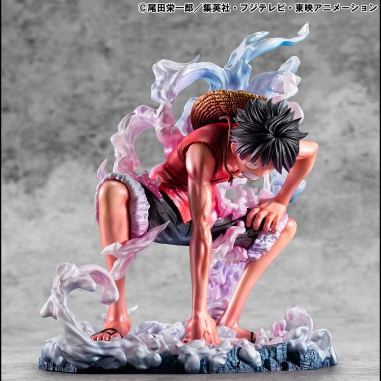 Megahouse One Piece Ritratto dei Pirati - P.O.P. Monkey D. Luffy Gear 2 Edizione Limitata