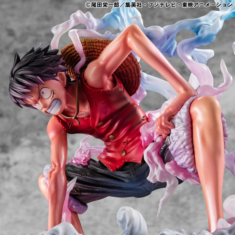 Megahouse One Piece Ritratto dei Pirati - P.O.P. Monkey D. Luffy Gear 2 Edizione Limitata