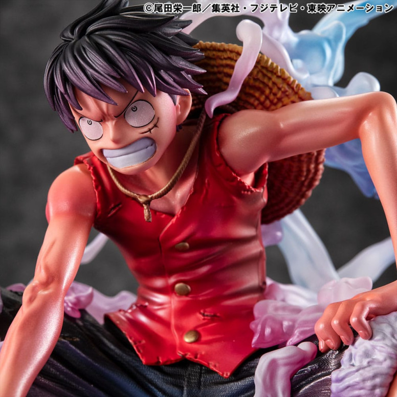 Megahouse One Piece Ritratto dei Pirati - P.O.P. Monkey D. Luffy Gear 2 Edizione Limitata