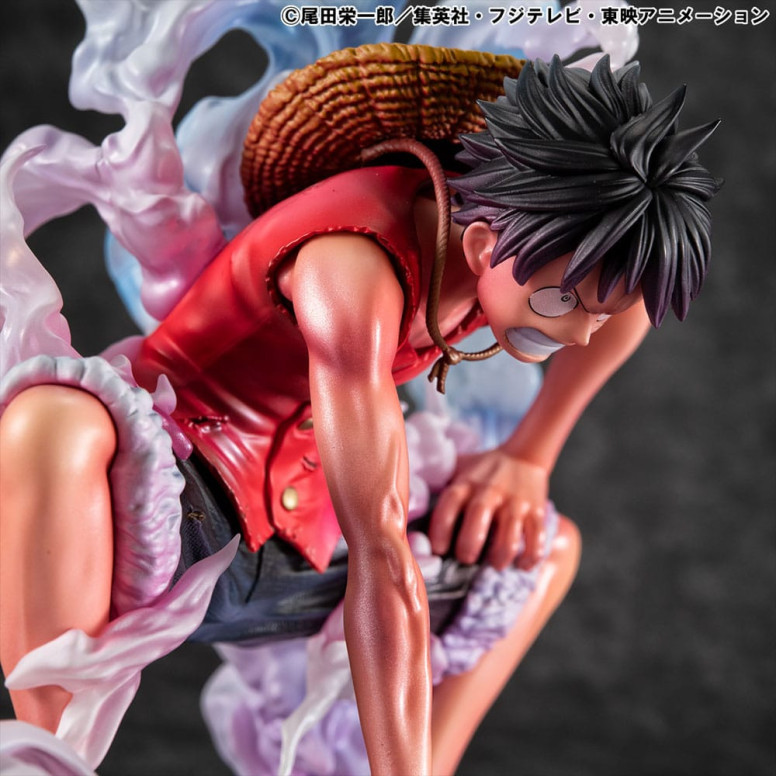 Megahouse One Piece Ritratto dei Pirati - P.O.P. Monkey D. Luffy Gear 2 Edizione Limitata