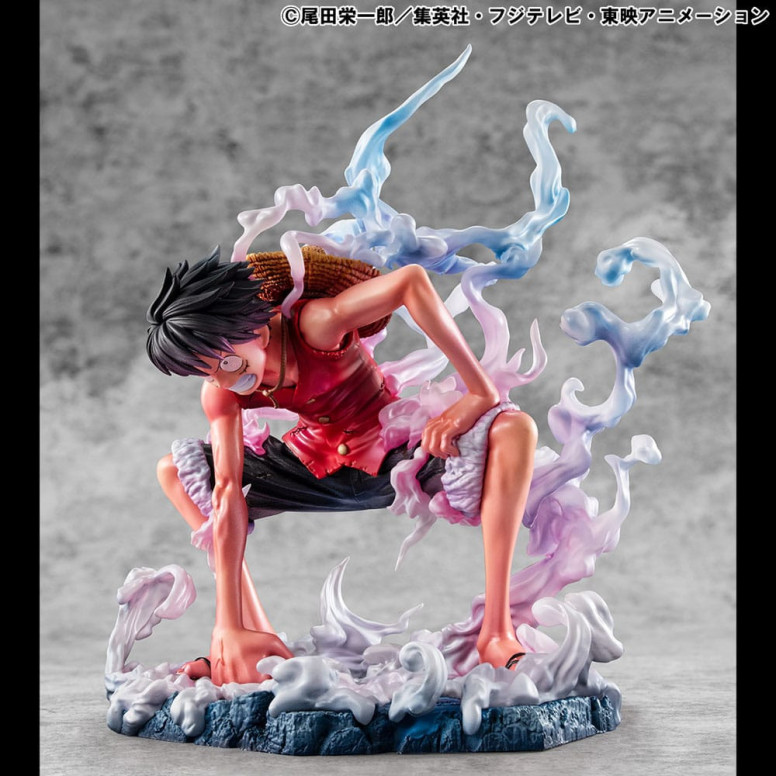 Megahouse One Piece Ritratto dei Pirati - P.O.P. Monkey D. Luffy Gear 2 Edizione Limitata