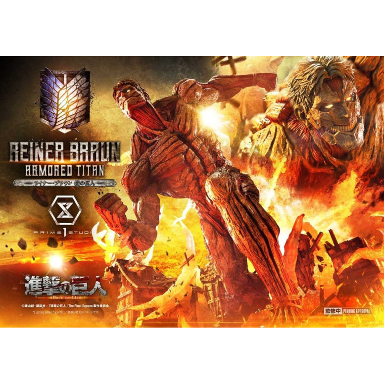 Prime 1 Studio Attacco su Titano (animazione televisiva) Reiner Braun Titano corazzato - serie Ultimate Diorama Masterline