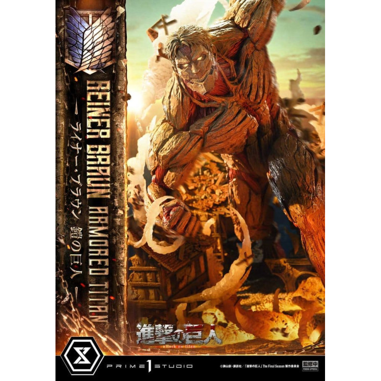Prime 1 Studio Attacco su Titano (animazione televisiva) Reiner Braun Titano corazzato - serie Ultimate Diorama Masterline
