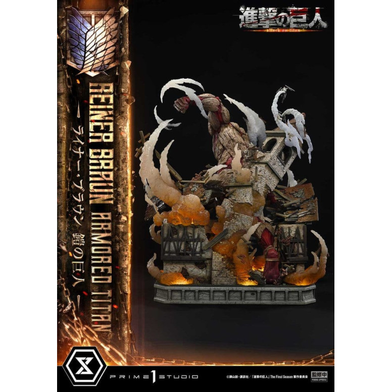 Prime 1 Studio Attacco su Titano (animazione televisiva) Reiner Braun Titano corazzato - serie Ultimate Diorama Masterline
