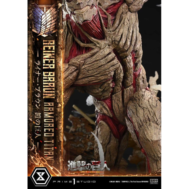 Prime 1 Studio Attacco su Titano (animazione televisiva) Reiner Braun Titano corazzato - serie Ultimate Diorama Masterline
