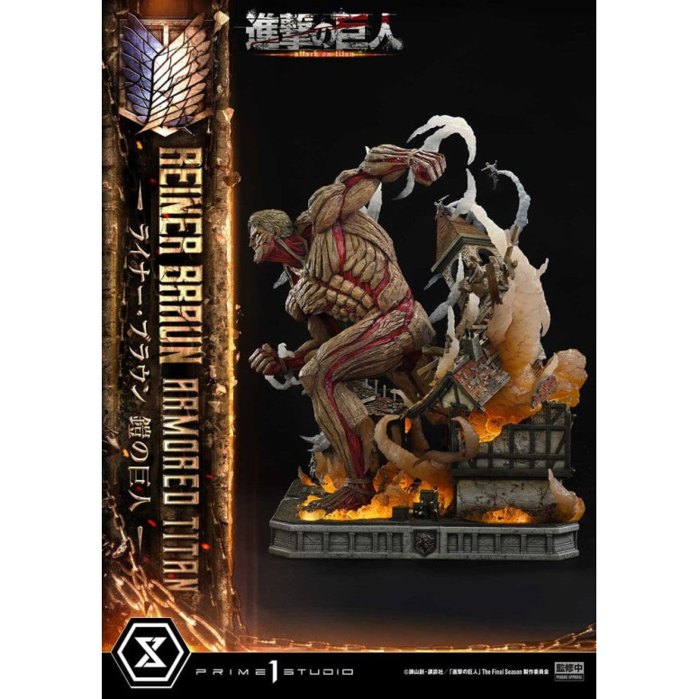 Prime 1 Studio Attacco su Titano (animazione televisiva) Reiner Braun Titano corazzato - serie Ultimate Diorama Masterline