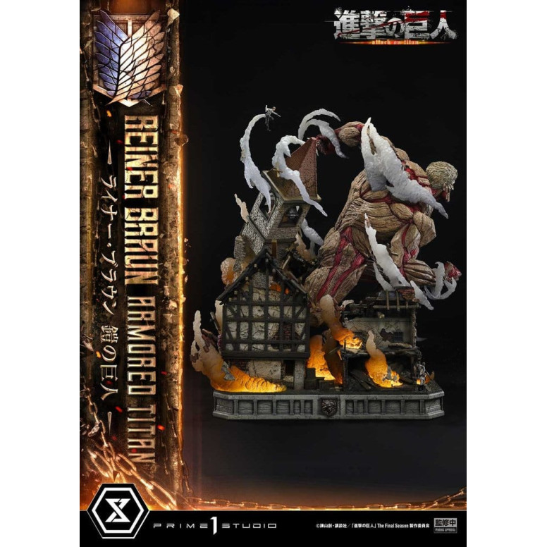 Prime 1 Studio Attacco su Titano (animazione televisiva) Reiner Braun Titano corazzato - serie Ultimate Diorama Masterline
