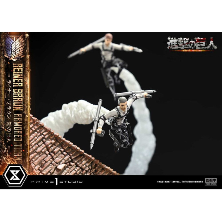 Prime 1 Studio Attacco su Titano (animazione televisiva) Reiner Braun Titano corazzato - serie Ultimate Diorama Masterline