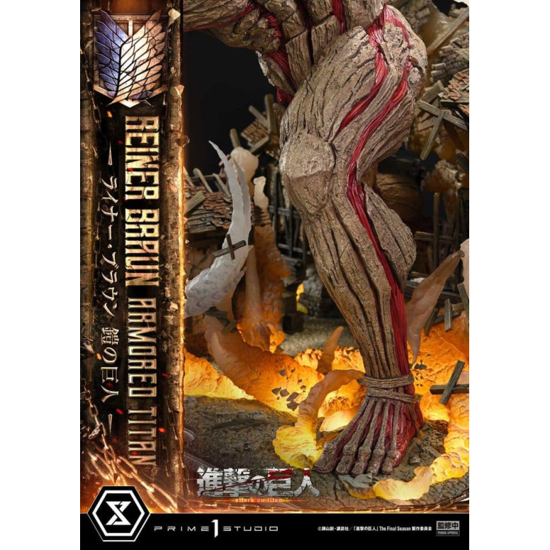 Prime 1 Studio Attacco su Titano (animazione televisiva) Reiner Braun Titano corazzato - serie Ultimate Diorama Masterline