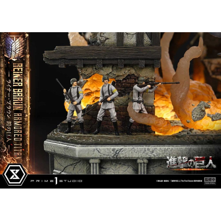 Prime 1 Studio Attacco su Titano (animazione televisiva) Reiner Braun Titano corazzato - serie Ultimate Diorama Masterline
