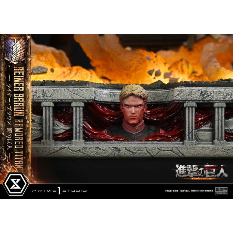 Prime 1 Studio Attacco su Titano (animazione televisiva) Reiner Braun Titano corazzato - serie Ultimate Diorama Masterline