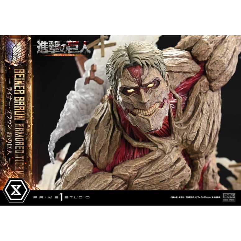 Prime 1 Studio Attacco su Titano (animazione televisiva) Reiner Braun Titano corazzato - serie Ultimate Diorama Masterline