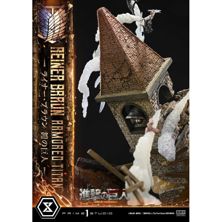 Prime 1 Studio Attacco su Titano (animazione televisiva) Reiner Braun Titano corazzato - serie Ultimate Diorama Masterline